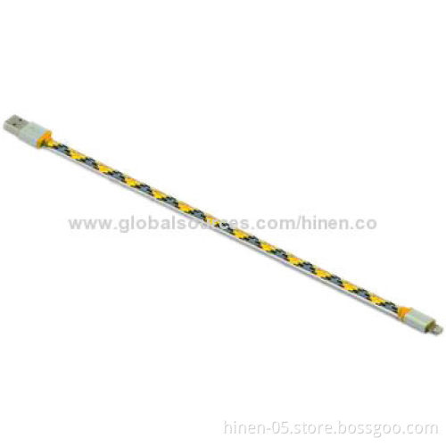 Yellow Lightning to USB Charging/Sync Cable for iPhone 5S/5C/5, iPad Mini